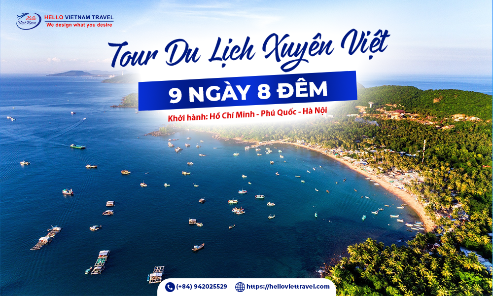 Tour Xuyên Việt 09 ngày 08 đêm khởi hành từ Tp.HCM
