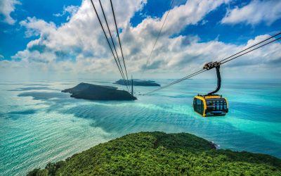 Tour 3 Đảo Bằng Tàu – Cáp Treo + Công Viên Nước Aquatopia