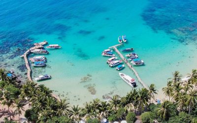 Tour 3 Đảo Bằng Tàu – Cáp Treo + Công Viên Nước Aquatopia