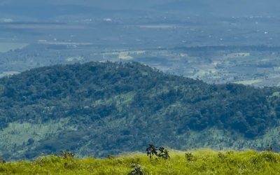 Panoramic landscape around Pal Sol Grassland